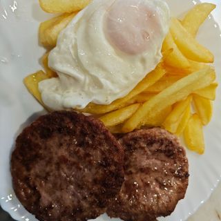 Burger al plato