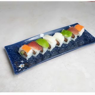102- rainbow roll (8 uds.)