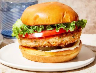 Hamburguesa crunchy fish