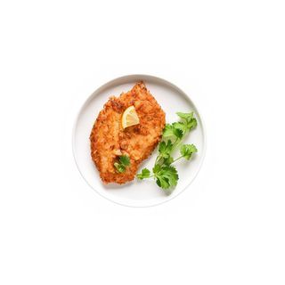 Escalopa De Pollo Con Patatas (