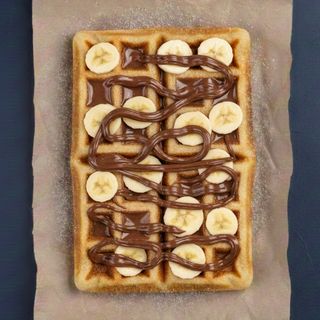 Waffle con Platano & Nutella®