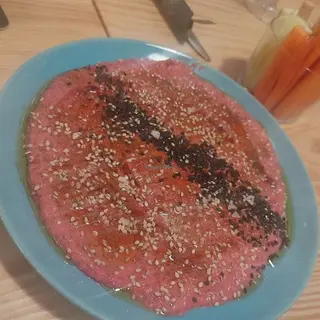 Hummus de remolacha