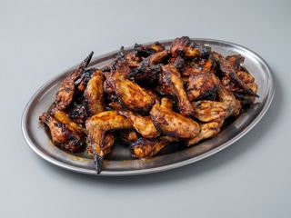 Alitas de pollo con barbacoa