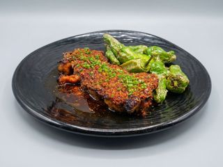 Solomillo de ternera con patatas fritas