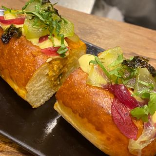 Brioche de steak tartare