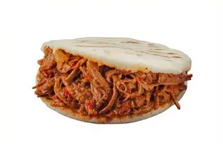 Arepa de carne mechada (1 ud.)