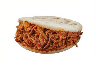 Arepa de carne mechada (1 ud.)