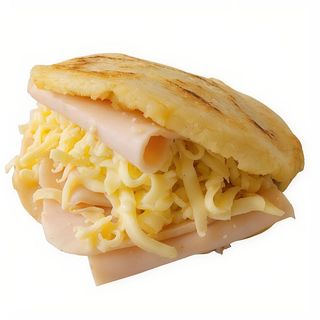 Arepa de jamón y queso (1 ud.)