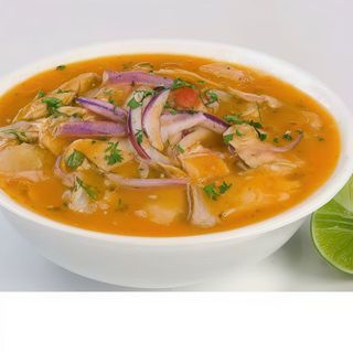 Encebollado de pescado 