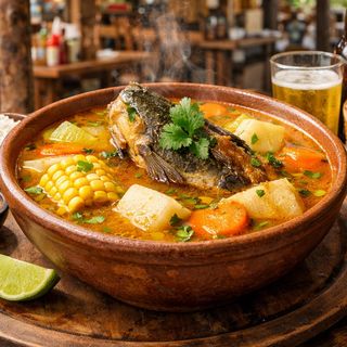 Caldo de bagre 