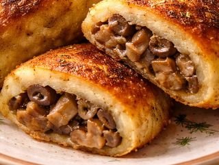 Zrazy de patata rellenas con setas
