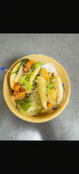 Pan Bao De Pollo Crujiente