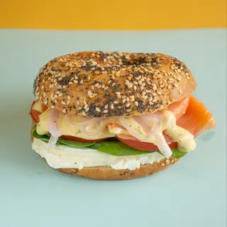 Bagel De Salmón Ahumado
