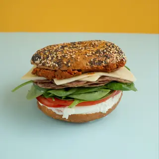 Bagel De Salchichón Ibérico