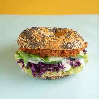 Bagel Vegan Avo Hummus