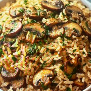 Arroz con Champiñones Frito