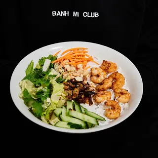 Bún - Tôm NướNg TỏI - Langostinos Al Ajillo
