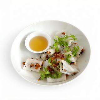 Bánh Cuốn Chay - Ravioli Champiñon negro