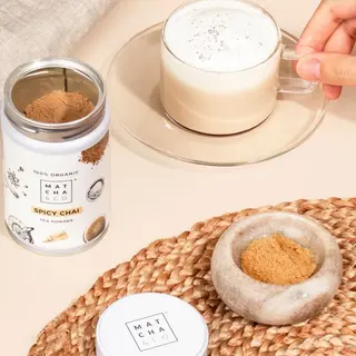 Te spicy chai latte 