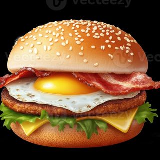 Hambueguesa con Huevo y Bacon