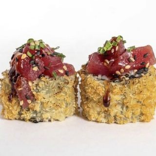 Crunchy Makis atún marinado (8 Uds)