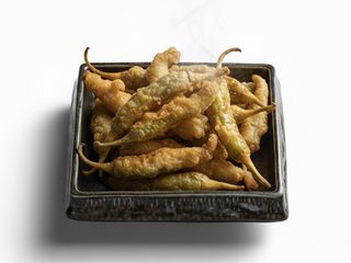 Piparras tempurizadas