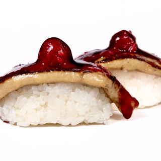 Nigiri de Foie con frambuesa (2unid)