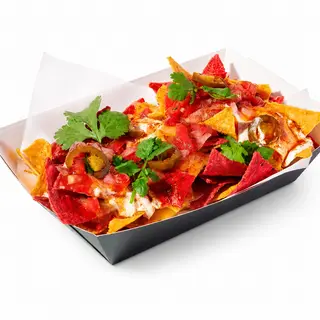 Pink nachos