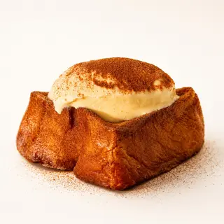 Torrija amb gelat del dia
