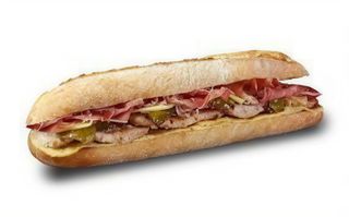 Bocadillo serranito de pollo