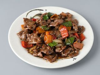 Ternera con salsa de ostras