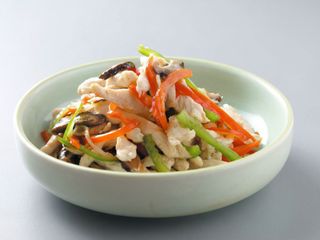 Pollo con verduras