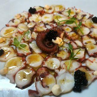 Carpaccio de pulpo