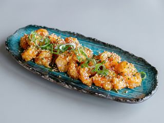 Langostinos crispy picante