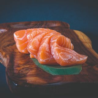 Sashimi de salmón