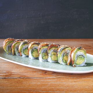 Uramakis de anguila dragon roll (8 uds.)