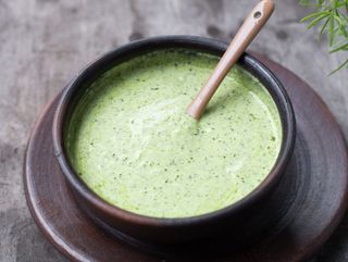 Salsa de ajo y cilantro