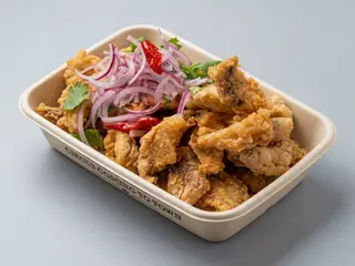 Chicharrón de pescado.