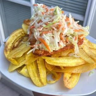 Pollo con tajada