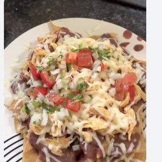 Nachos de ternera