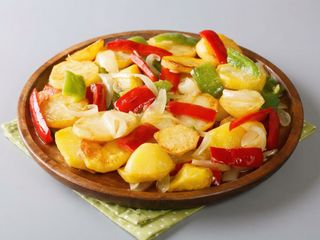 Patatas Con Pimientos