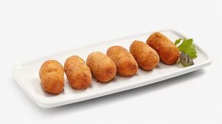 Ración De Croquetas De Pollo Asado Y Jamón