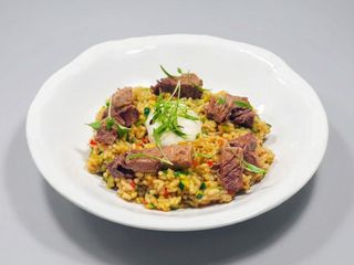 Wok De Arroz Y Ternera