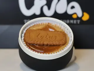 Tarta de queso Lotus