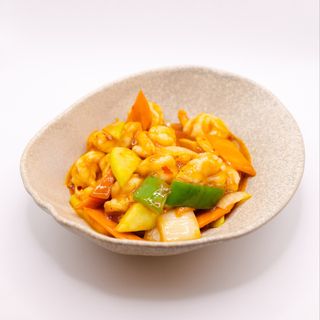 MENU GAMBAS AL CURRY