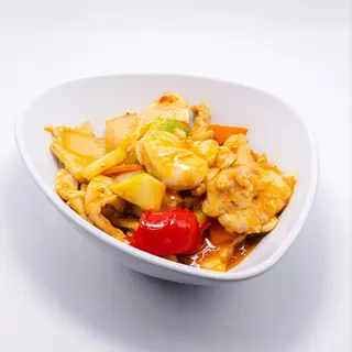 Menu Pollo Al Curry