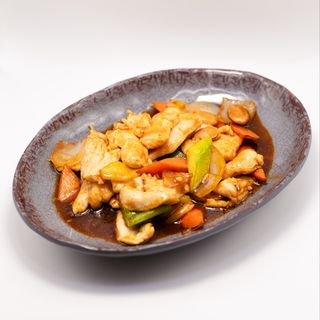 Menu Pollo Almendrado