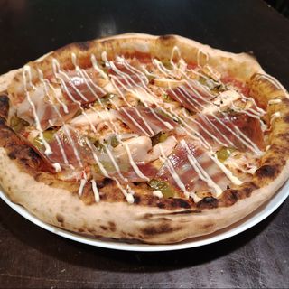 PIZZA DEL MES 33 cm "Tres cerditos"