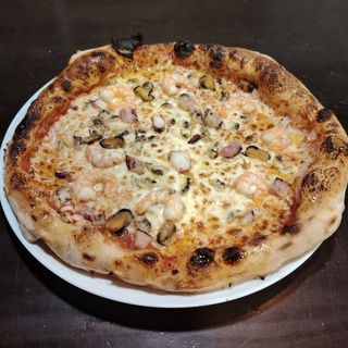 PIZZA DEL MES 33 cm "Fruti di mare"