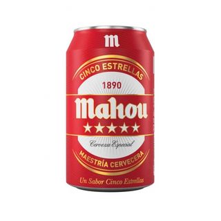 Mahou 5 estrellas lata 33cl